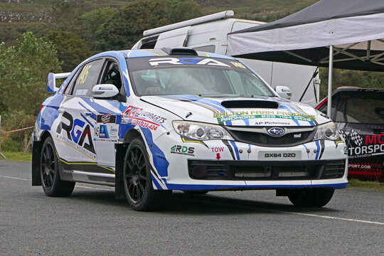 Rally cars and Spectators at The Danny Gormley Memorial Knockalla Hillclimb Donegal Ireland 09-06-2025