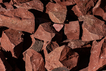 Red Jasper Quartz Rock