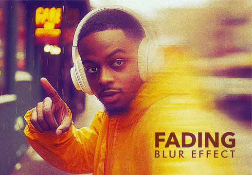 Fading Motion Blur Photo Effect