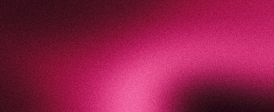 Vibrant grainy gradient background, maroon pink glowing blur on black backdrop, abstract noise texture dark header banner cover poster wallpaper design