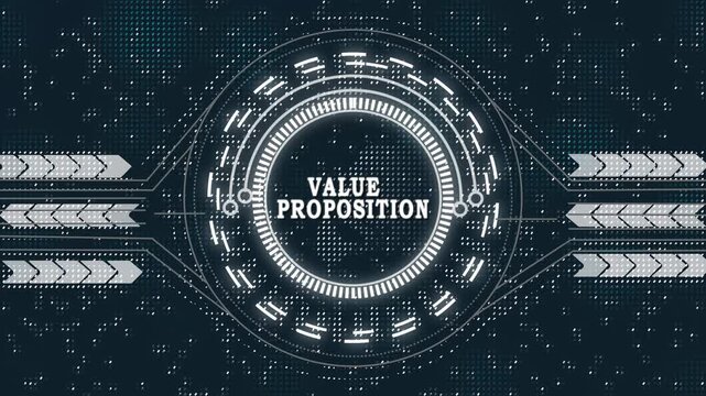 value proposition key performance indicator for business concept. business, technology, internet and network concept.