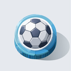 Obraz premium Football Coin Icon.