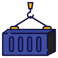 Container Lifting Icon