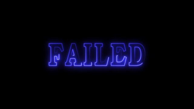  failed square rubber seal stamp zooming in on a black background. Failed stamp video Failed Stamp on White Background Failed stamp slide down. Animation of failed text. failed text sign 