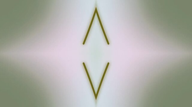 Elegant Symmetry: A sophisticated display featuring two mirrored V shapes, positioned in perfect alignment, set against a soft, gradient background.