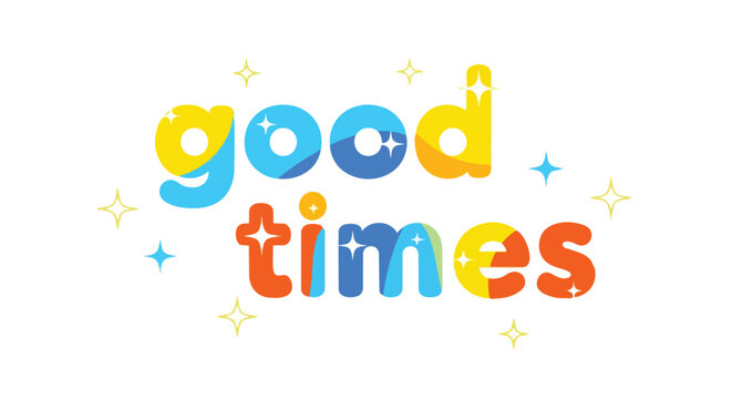 Vibrant and Playful Graphic Expressing Joyful Moments and Cheerful Celebrations
