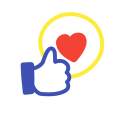 Obraz premium vector illustration of social media and web design on white background