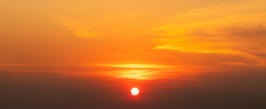 Orange sky replacement