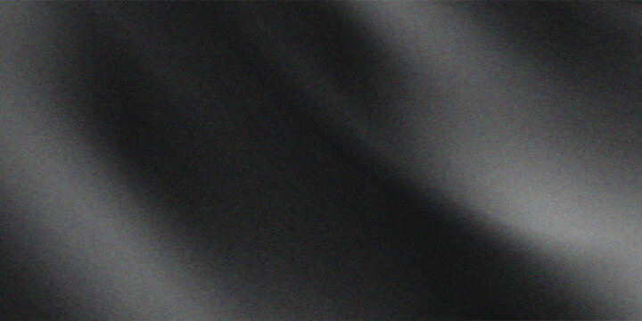 Black grainy gradient background, dark white gray monochrome abstract noise texture banner header backdrop design