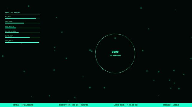 Modern web music and video player interface vector illustration with control buttons and navigation bar.
