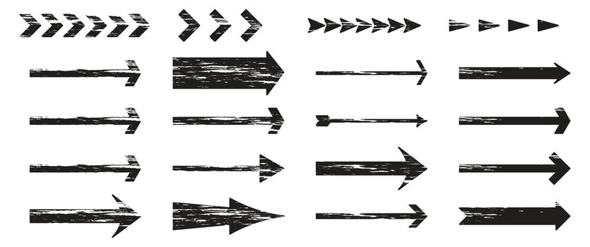 Arrow Icon Symbol Set , Directional Arrow Vector Collection Isolated on White Background