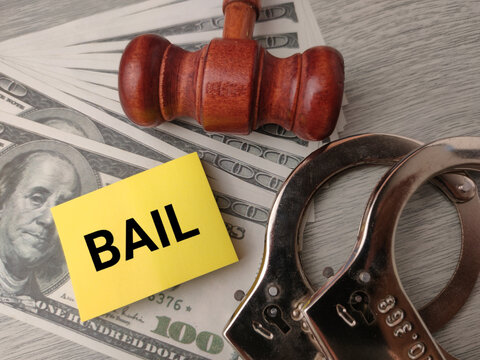 The image represents the concept of BAIL in the legal system