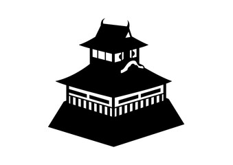 日本の城のアイコン