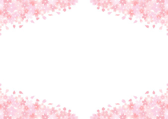 綺麗な桜の背景