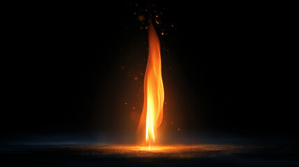 Intense Flame Shape Detail