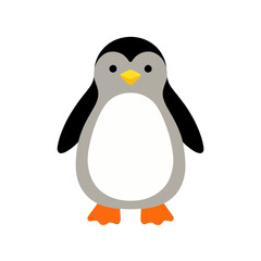 Fototapeta premium Penguin Animal Icon Flat Design Vector Illustration