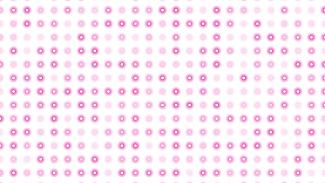 Contemporary digital artwork: soft pink patterned background with repeating abstract floral motif, creating a gentle gradient effect.