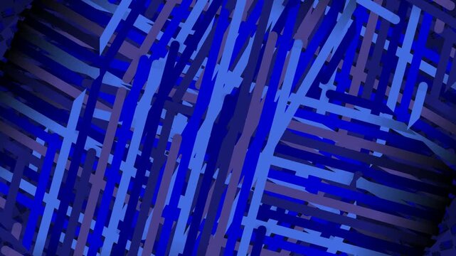 Abstract Blue Intersecting Lines
