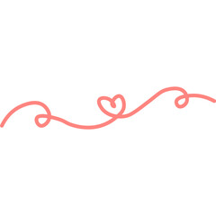 Cute Love Scribble Illustration
