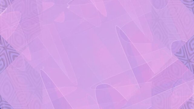 Purple Geometric Pattern Background Animation.