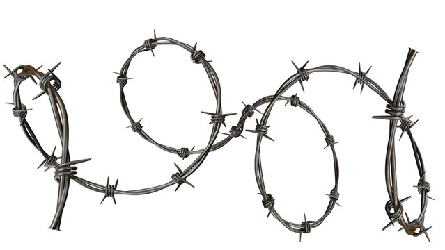 Barbed wire letters, VO