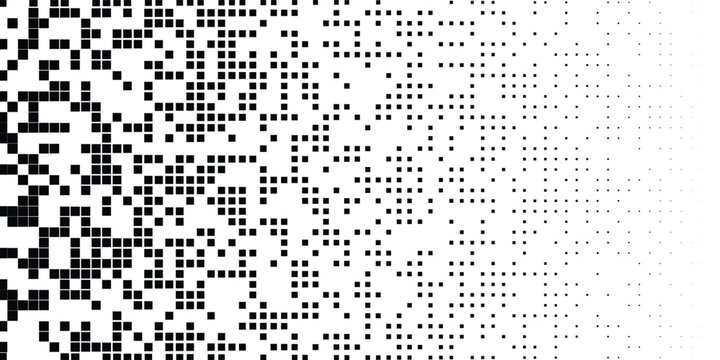 Futuristic halfton pattern dot background texture overlay grunge distress linear vector. Vector halftone dots. Halftone Futuristic