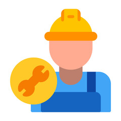 HVAC Technician Vector Icon