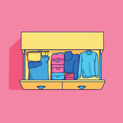 Vsai clothes storage dresser organizing clean and tidy apparel