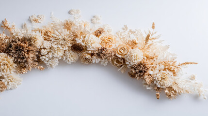Dried Floral Arch Arrangement