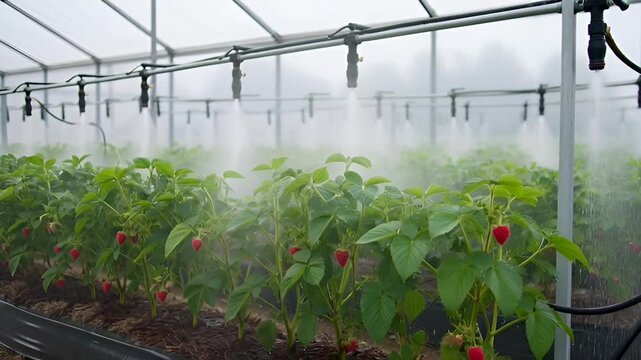 Greenhouse Irrigation System for Modern Agriculture - Hydroponic Farming Technology