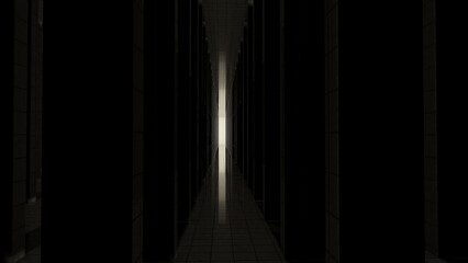 Light at End of Tunnel Liminal Space