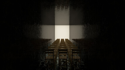 Light at End of Tunnel Liminal Space