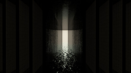 Light at End of Tunnel Liminal Space