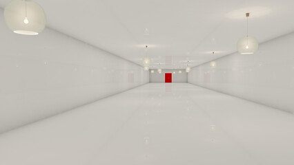 Empty Space Room Liminal Space Minimal Interior