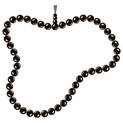 Fototapeta premium Islamic Prayer Beads Icon
