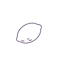 Clean Fruit Outline Graphic