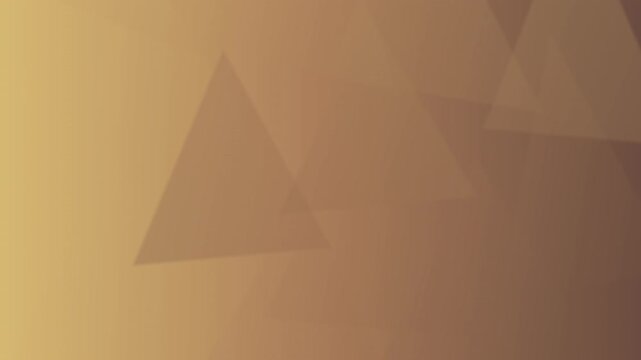 Gradient shifts from yellow to brown with overlapping brown triangles