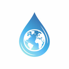 Obraz premium Global Water Conservation - Protecting Earths Precious Resource.
