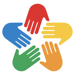 Obraz premium Teamwork icon vector. teamwork, collaboration, and community symbol. vector illustration