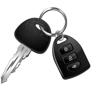 Black car keychain key fob, transponder car key, transponder car key, car keys with, headlight, car, technology