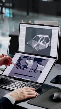 Computer-aided 3D Design For Car Model