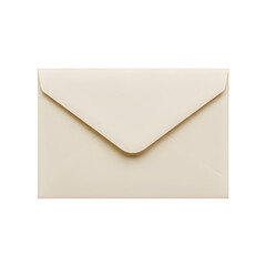 Elegant cream-colored envelope ready for correspondence or stationery use
