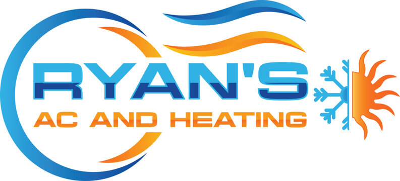 Ac Service Logo, HVAC Service Logo Design, heat and cool ac repairing logo