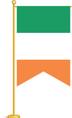 IRELAND Flag Resource Pack Element, EPS Format