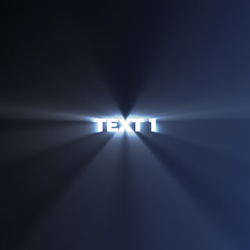 Backlight Gradient Text Animation Title Square for Social Media