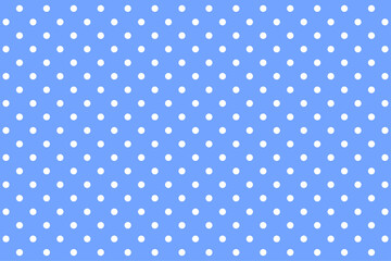 青色の水玉模様 イラスト　ベクター