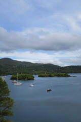 Boat on the irish coast 