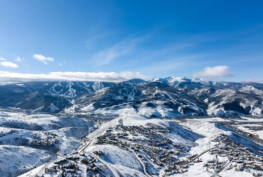 Clear Winter Morning View of Beaver Creek