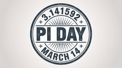 Obraz premium Celebrating pi day on march 14