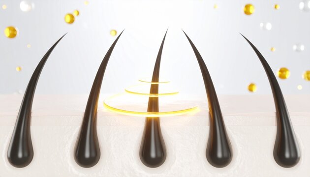 毛根へ届く美容オイルと美容脱毛ヘアケア技術 ジェネレーティブAI